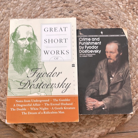 Set of 2 | Fyodor Dostoevsky | Crime and Punishment | Great Short Works - Picture 2 of 2
